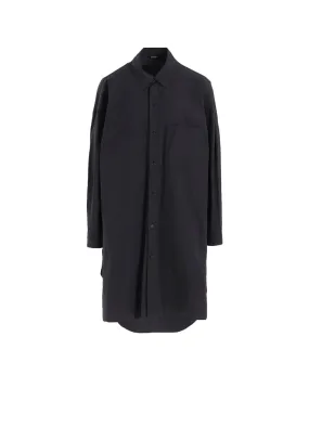 Embroidered Detail Versatile Piece GREY STRIPE SHOULDER TOP TUCK SHIRT