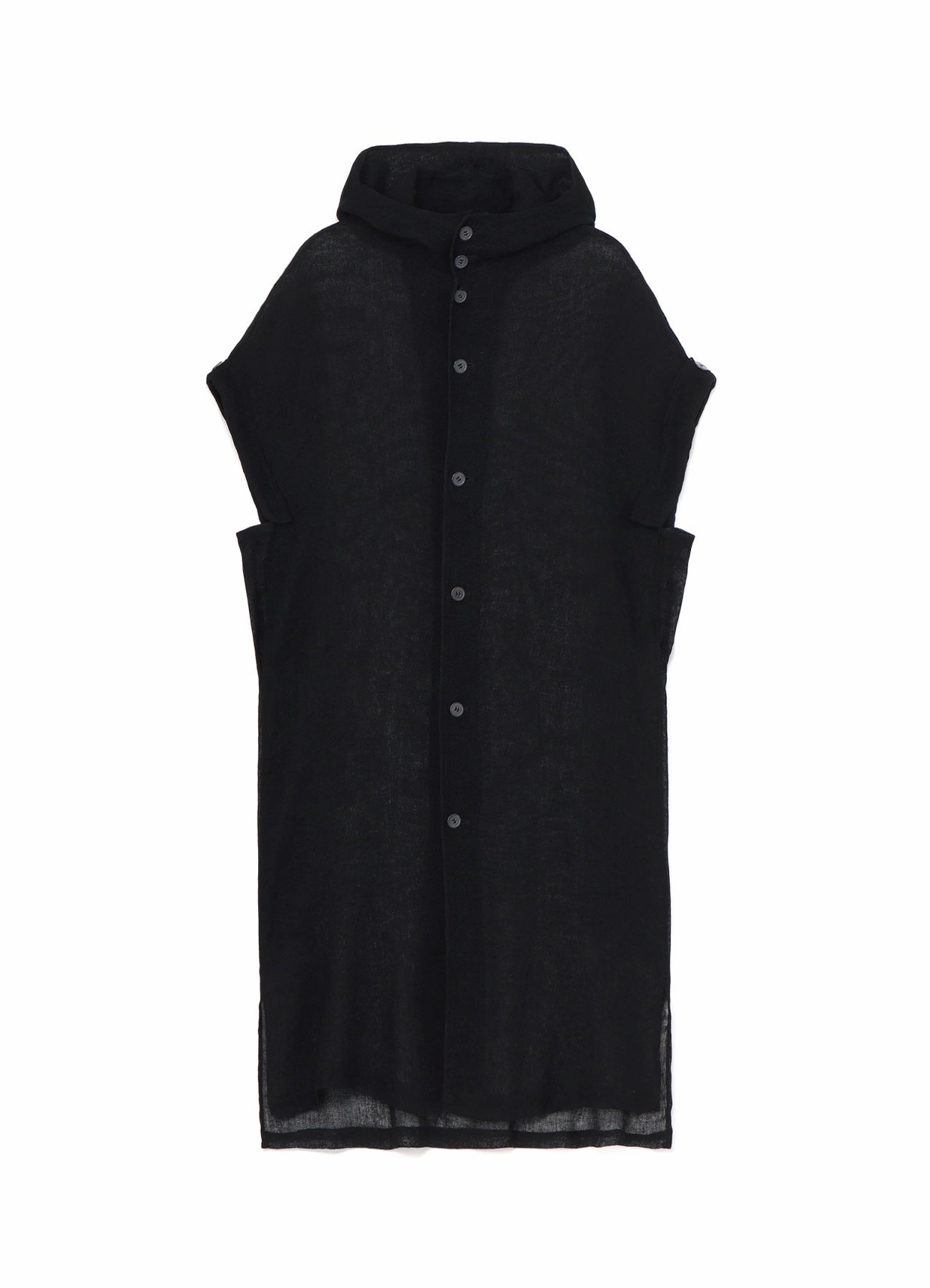 LENO CLOTH HOODED DRESS Chic Energy Dreamy Flow