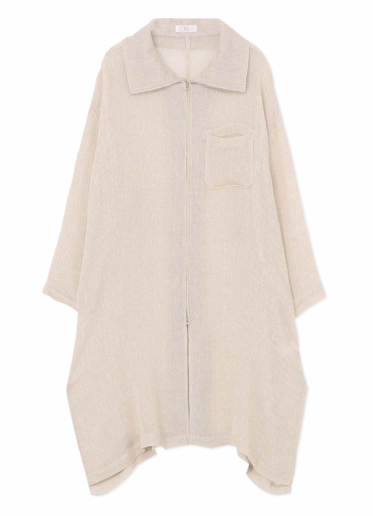 Autumn Mood Curve Friendly LENO CLOTH STAND COLLAR DRESS