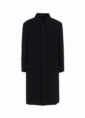 ARMY GABARDINE BACK BOX PLEATS JACKET Travel Light Charity