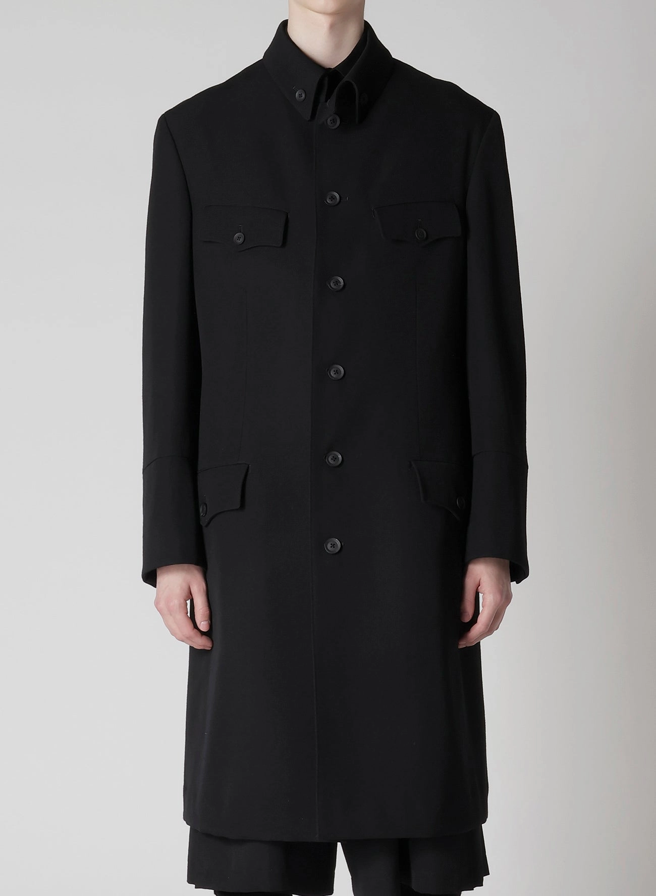 ARMY GABARDINE BACK BOX PLEATS JACKET Flexible Cuff Waterproof Protection