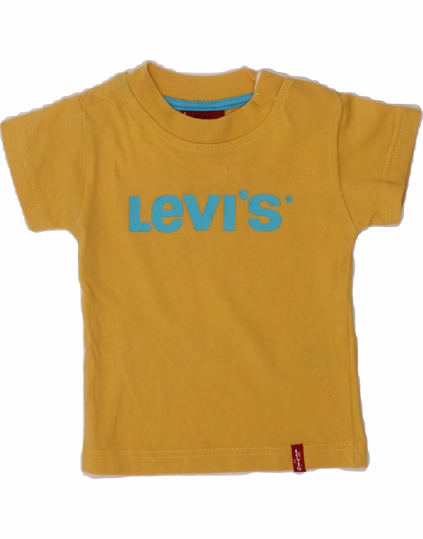 Casual Comfort LEVI'S Baby Boys Graphic T-Shirt Top 0-3 Months Yellow Cotton