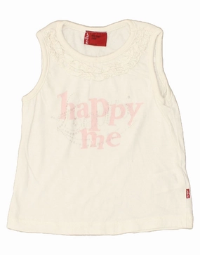 Outdoor Gear Wardrobe Essential LEVI'S Baby Girls Graphic Vest Top 18-24 Months White Cotton