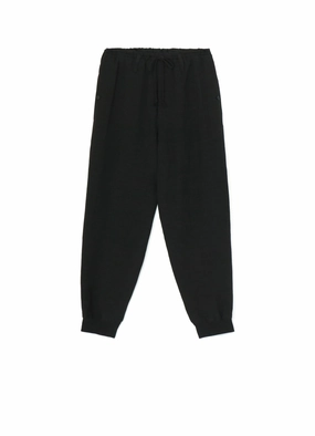 LI/RYCANVAS RIBBED HEM PANTS Stretch Material
