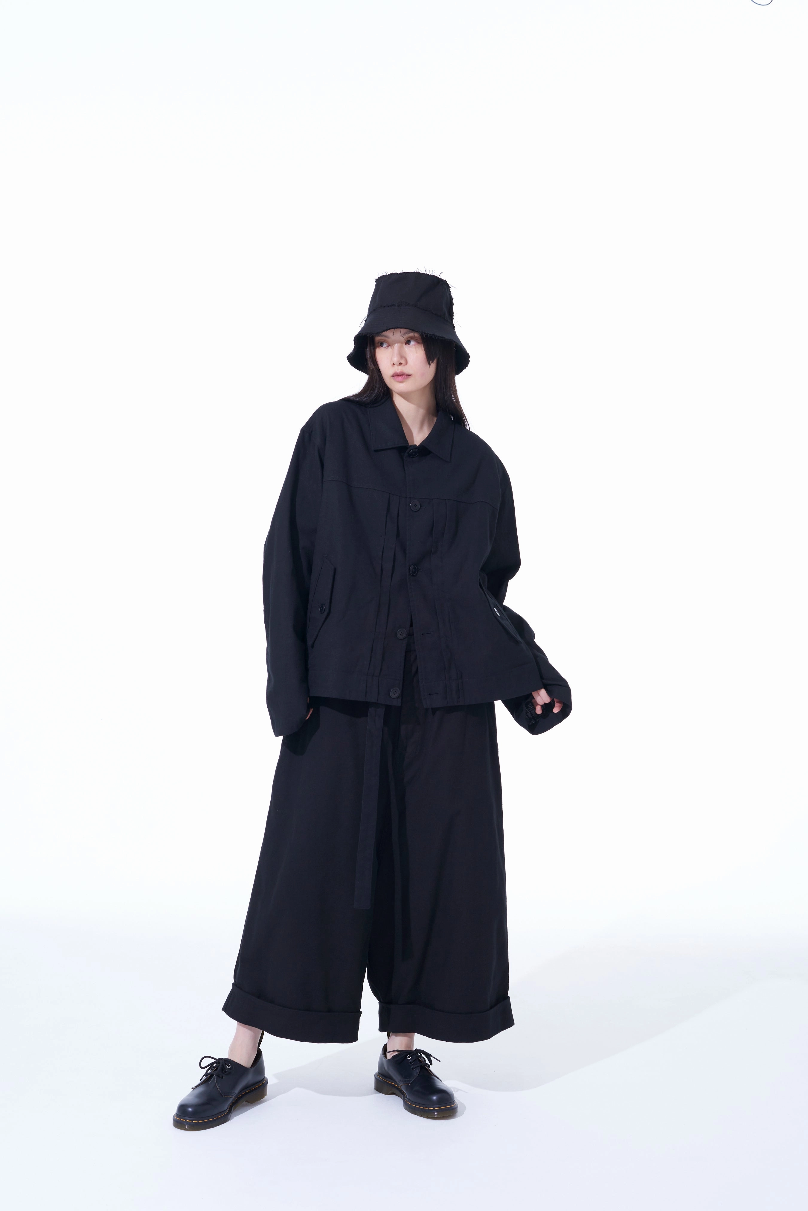 Minimal Stretch Fit INDIAN KHADI WIDE LEG WITH MAKIN HEM