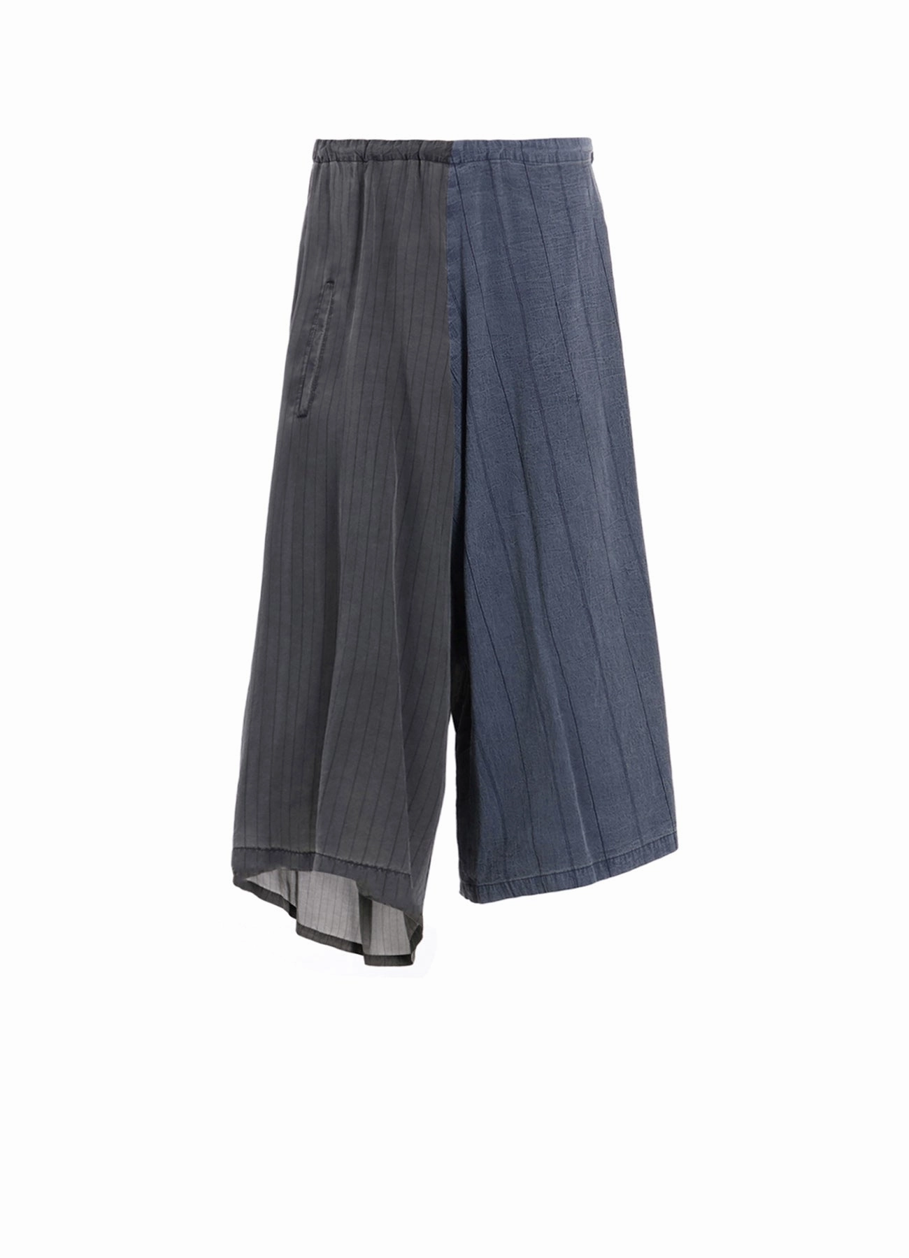 Relaxed Lines Non Irritating Seams WASHER STRIPE ASYMMETRIC WAIST STRING PANTS
