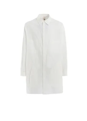 LIGHT COTTON TWILLL WASH ONC LONG SHIRT Timeless elegance Teen Fashion