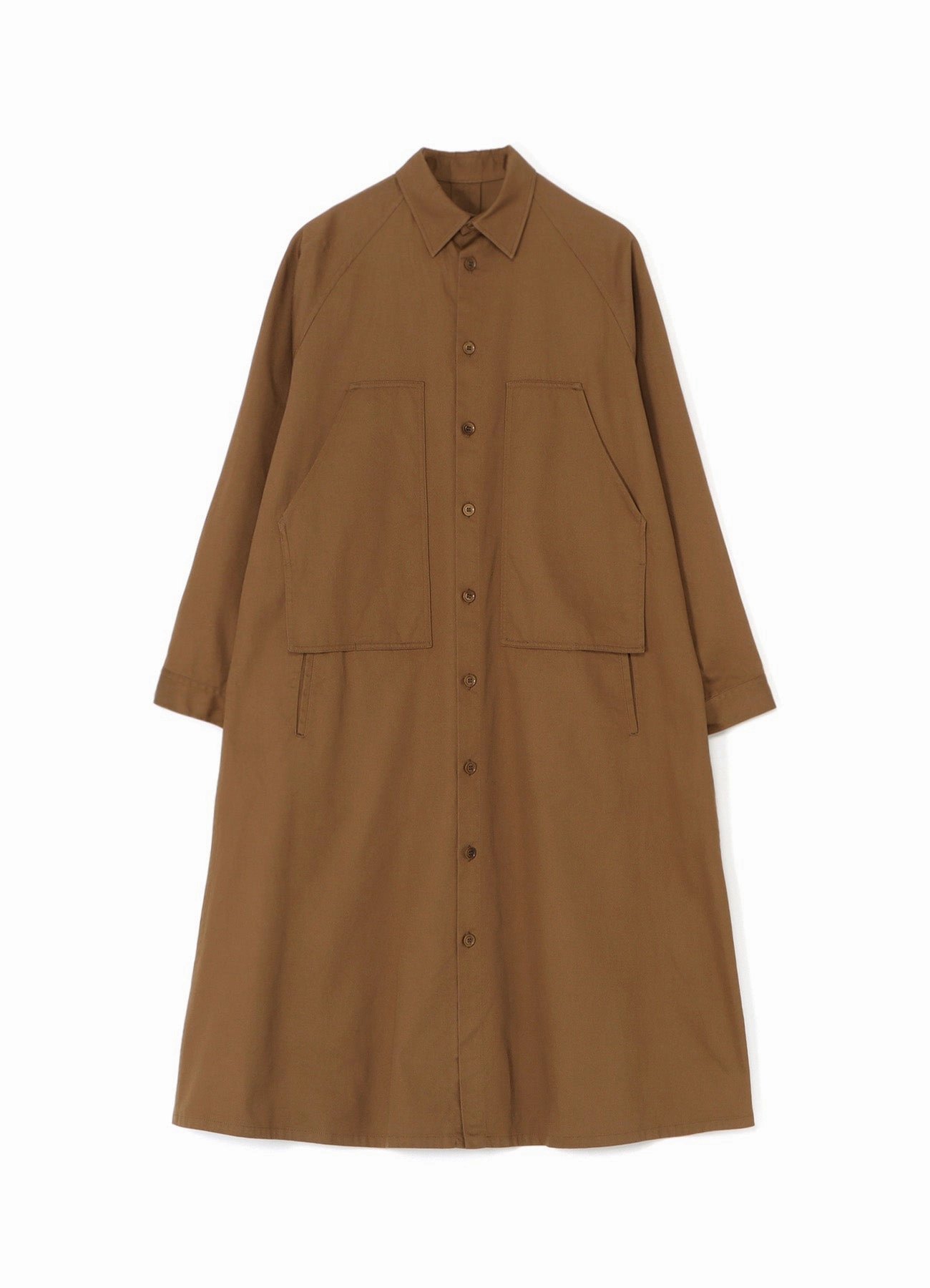 [Y's BORN PRODUCT] COTTON TWILL DOUBLE CHEST POCKET DRESS Vintage-Inspired