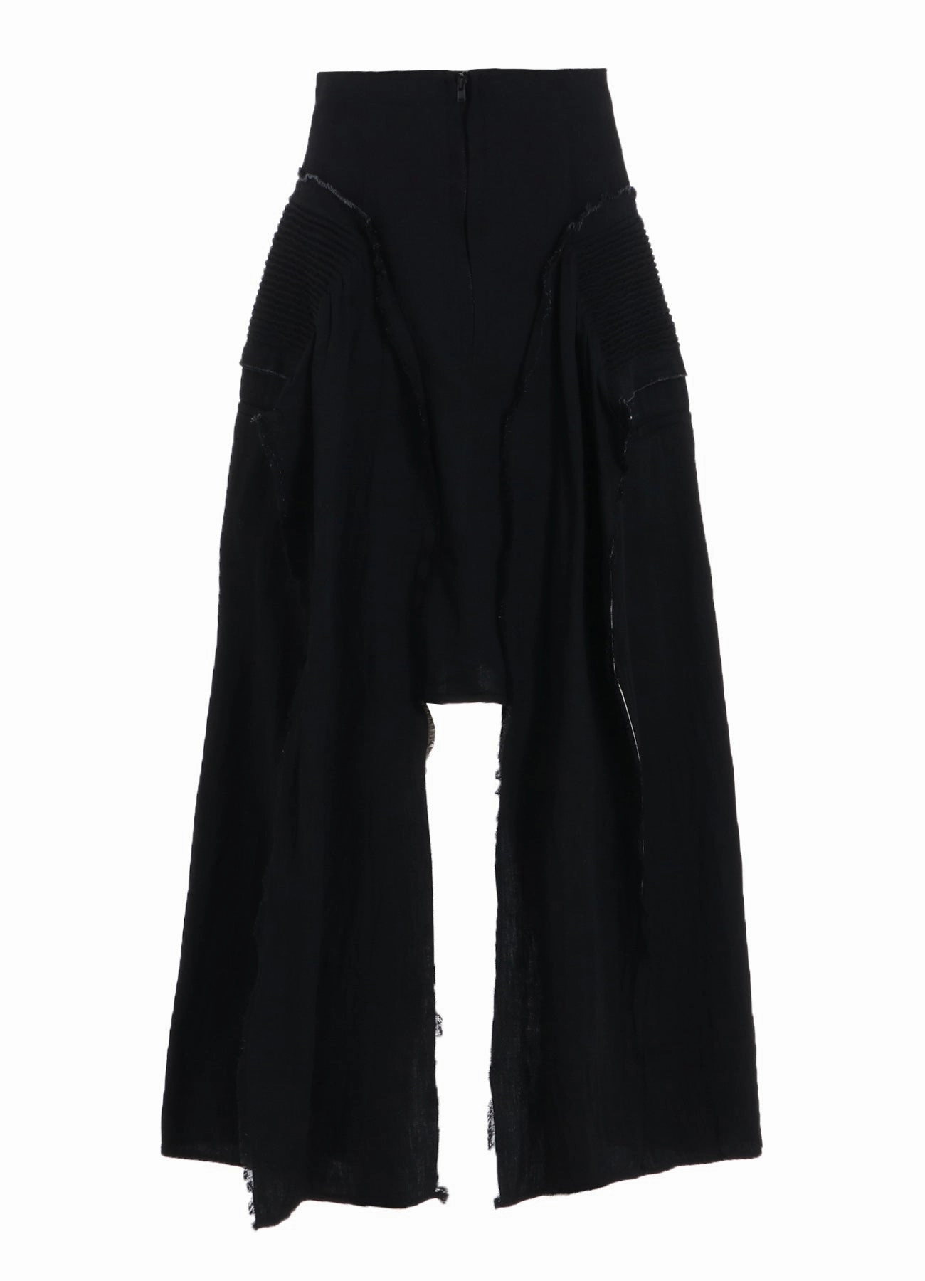 Minimal Aesthetic LIGHT DENIM GATHERED SKIRT