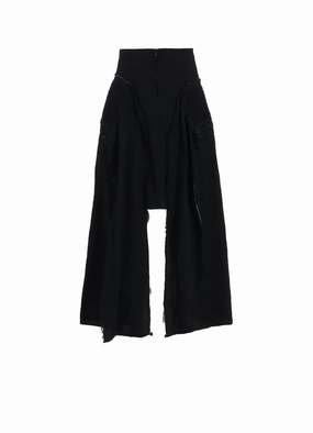 LIGHT DENIM GATHERED SKIRT Airy Fabric Understated Charm