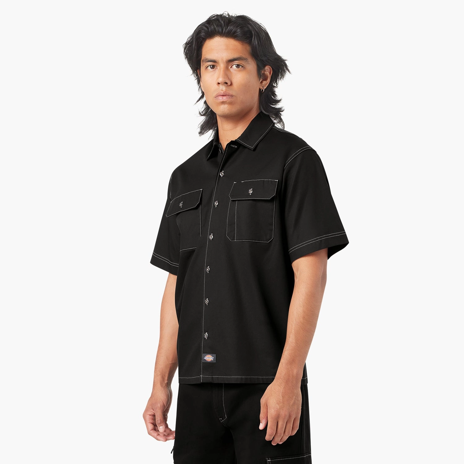 Riverbend SS Work Shirt - Mens Double Stitched Seams Everyday Look Wear
