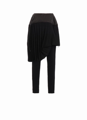 LIGHT SERGE SKIRTED LEGGINGS PANELED SKIRT Relaxed Vibe WindproofLayer