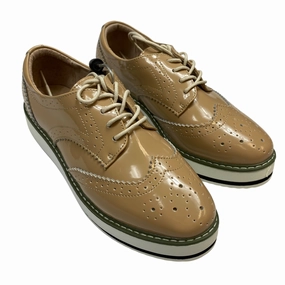 Shoes Sneakers By Fashion In Tan, Size:8.5 3D Molded Heel