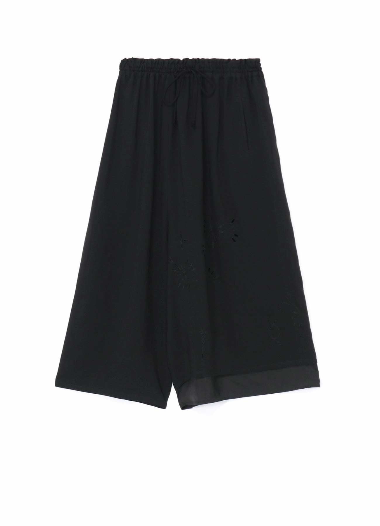 Eco Friendly Fabric DRAWSTRING PANTS WITH DOUBLE LEFT LEG