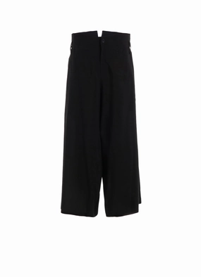 LAWN WAIST STRING TUCK PANTS No Wrinkle