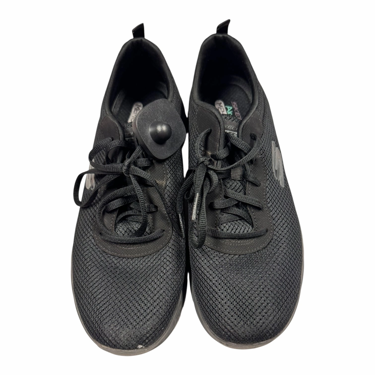 High Cushion Travel Shoes Athletic By Skechers In Black, Size:10