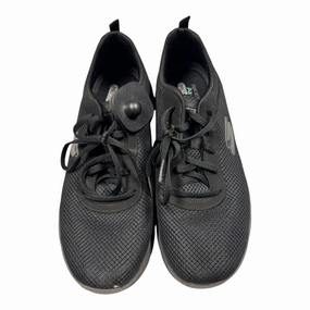 High Cushion Travel Shoes Athletic By Skechers In Black, Size:10