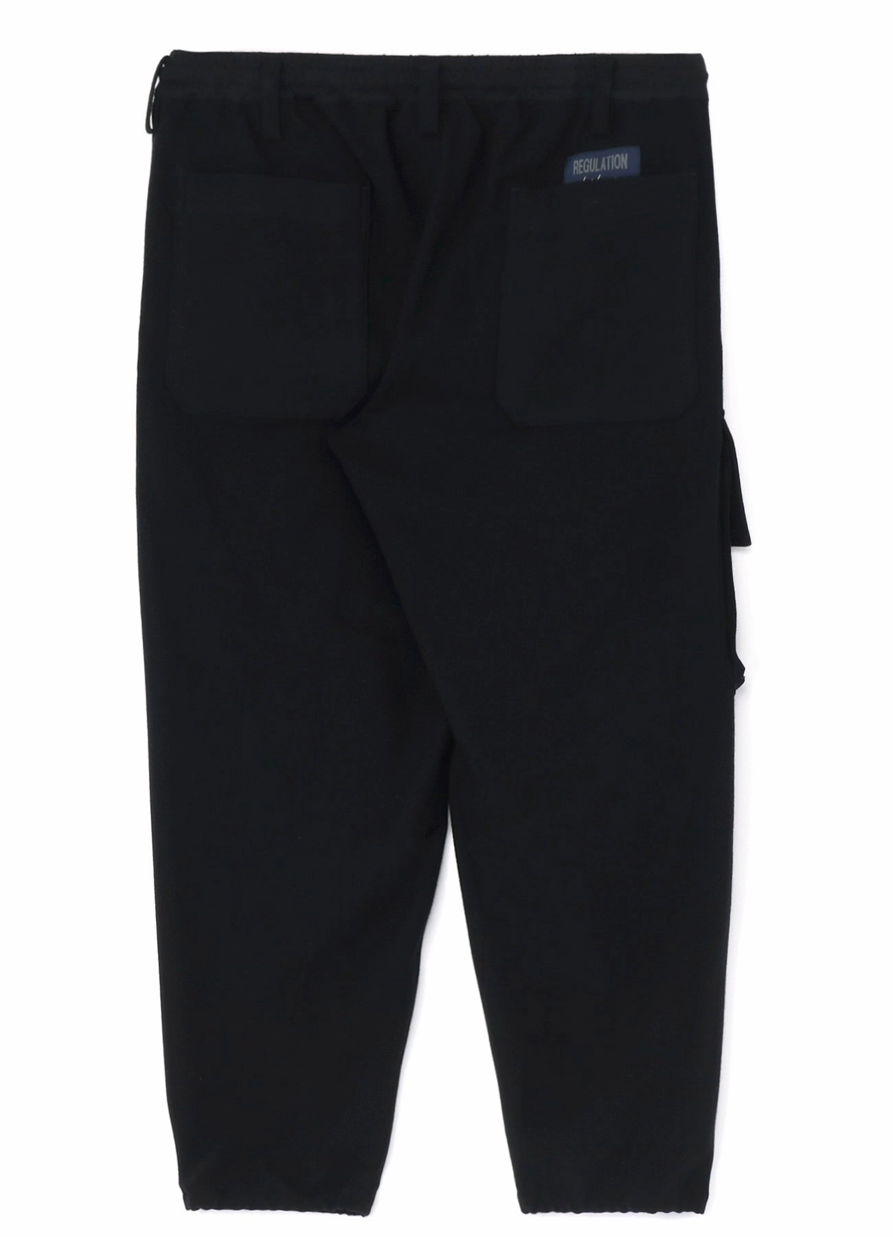 SOFT FLANNEL RIB FLAP POCKET PANTS Structured fabric