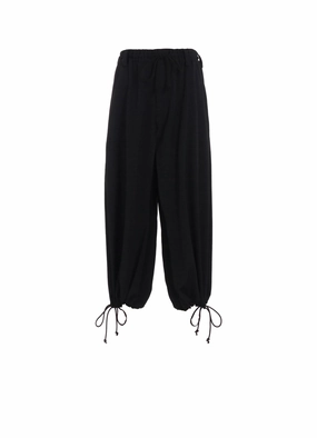 Tall Length Mesh Comfort WASHER WOOL GABARDINE HAKAMA BALLOON PANTS