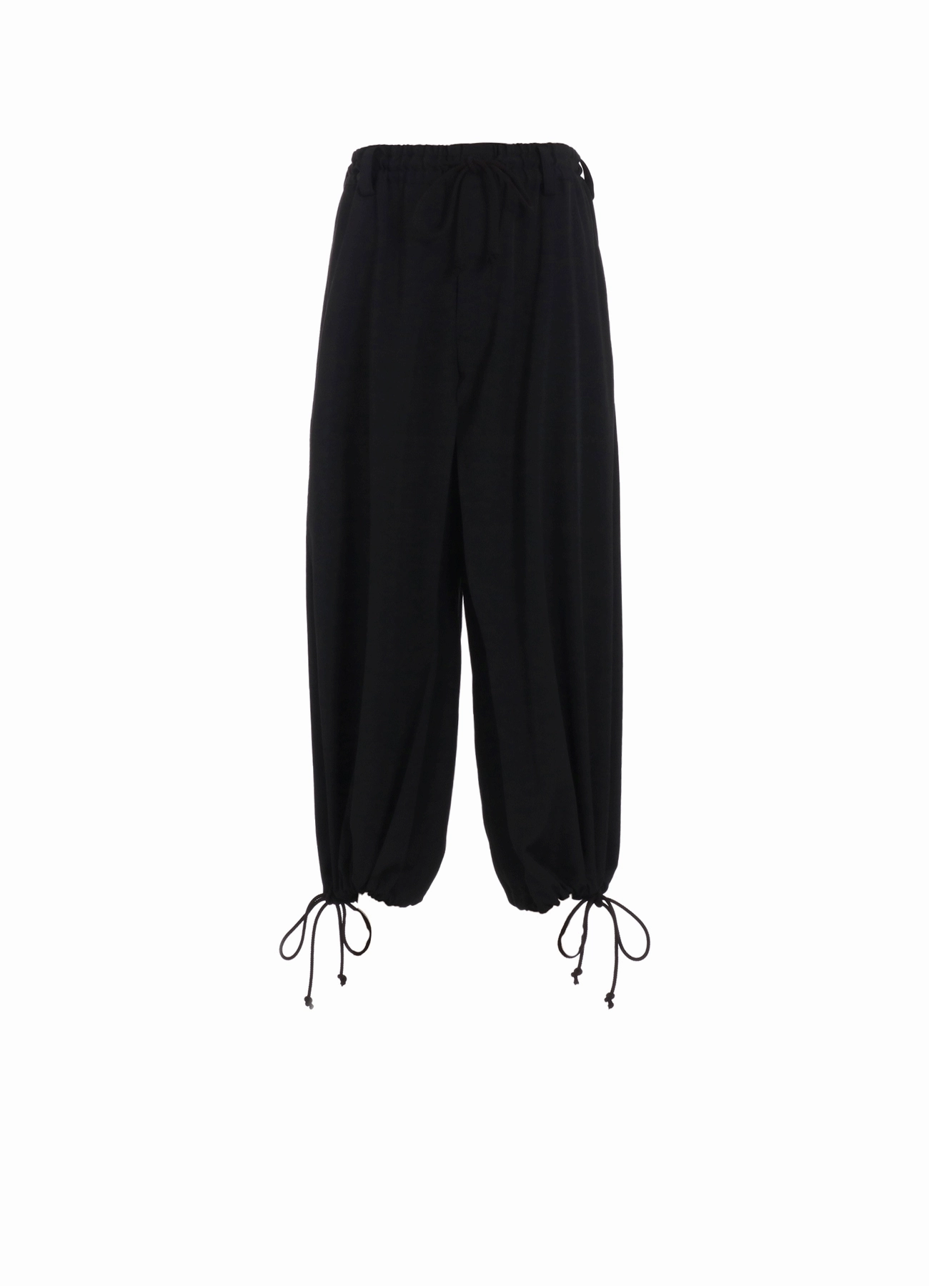 Tall Length Mesh Comfort WASHER WOOL GABARDINE HAKAMA BALLOON PANTS