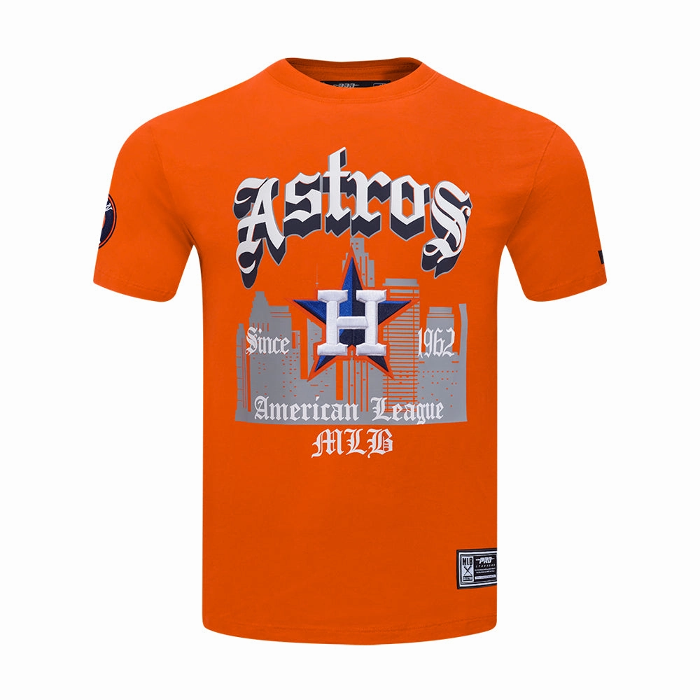 Houston Astros Old English Tee -Mens Wrinkle Free Fabric