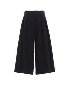 Warm Fit Comfortable Wear C/Li CANVAS WIDE PANTS
