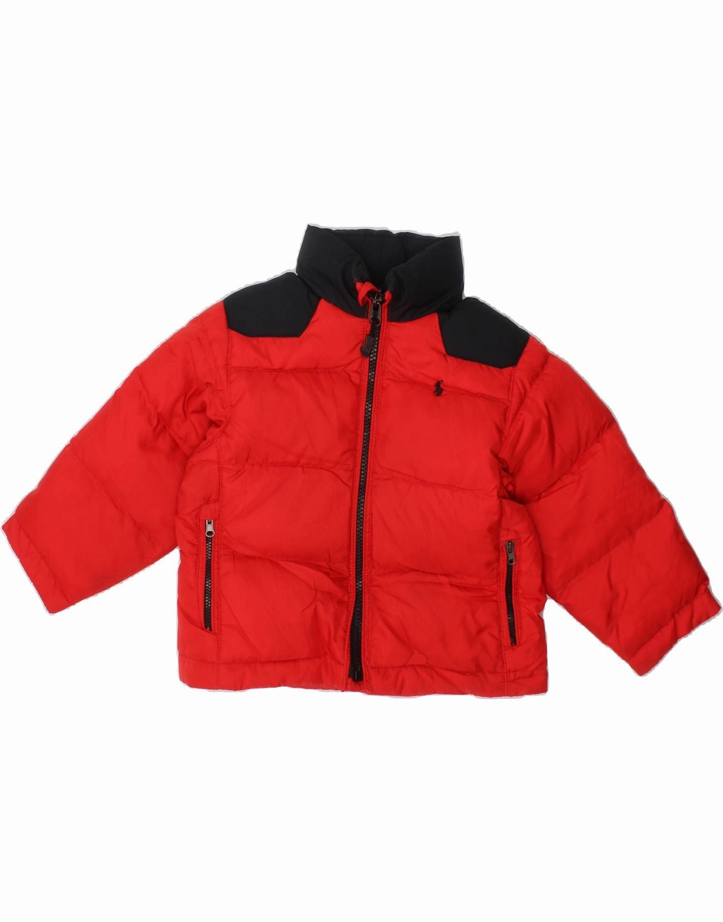 Cravat POLO RALPH LAUREN Baby Boys Padded Jacket 18-24 Months Red Colourblock
