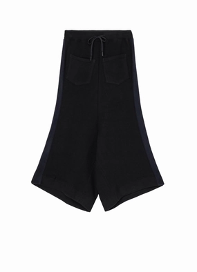 Liy/C BLUSHED FRENCH TERRY R-SIDE LINE WIDE PANTS Ready For Action