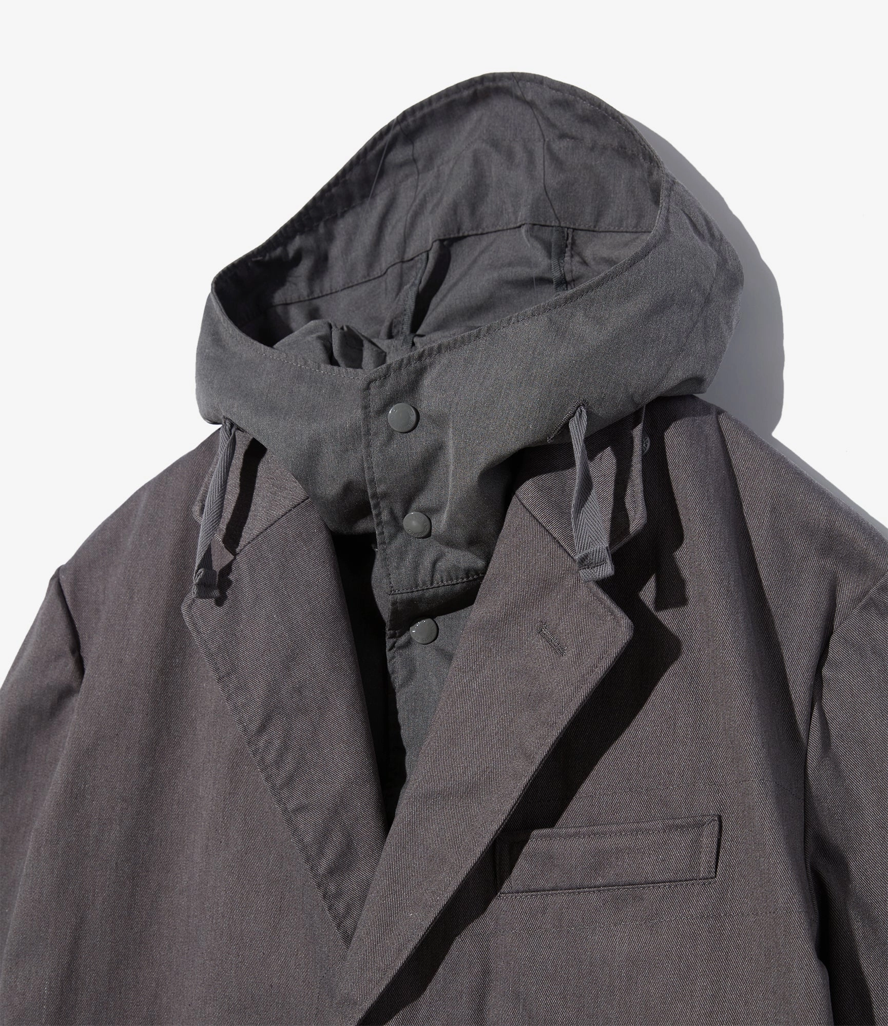 Windproof Design Chester Coat ?C Grey Tanker Twill