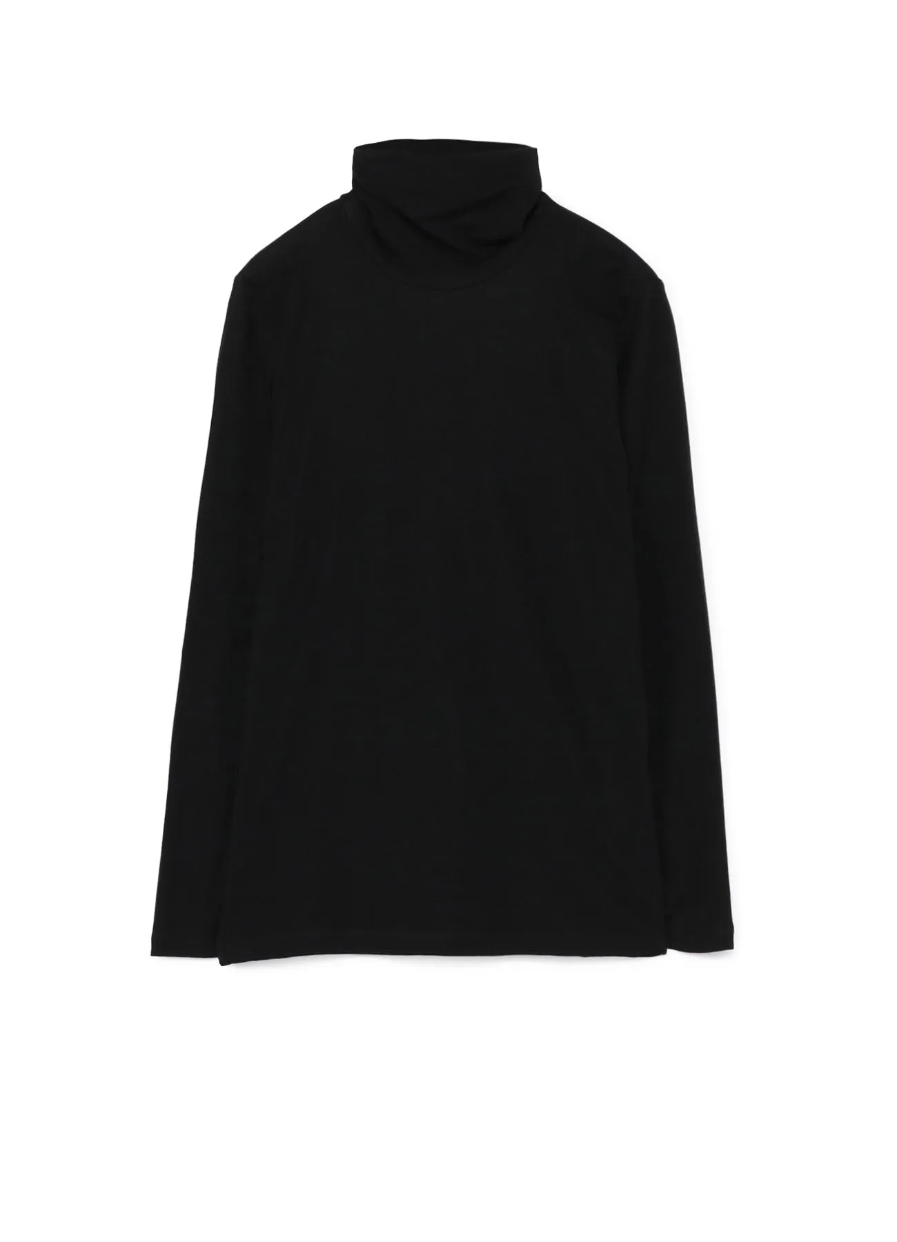 LYOCELL STRETCH RIB JERSEY HIGH NECK SHIRT Abrasion resistant Lightweight Feel