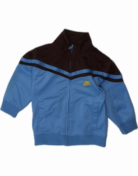 NIKE Baby Boys Tracksuit Top Jacket 18-24 Months Blue Colourblock home - party plus-size