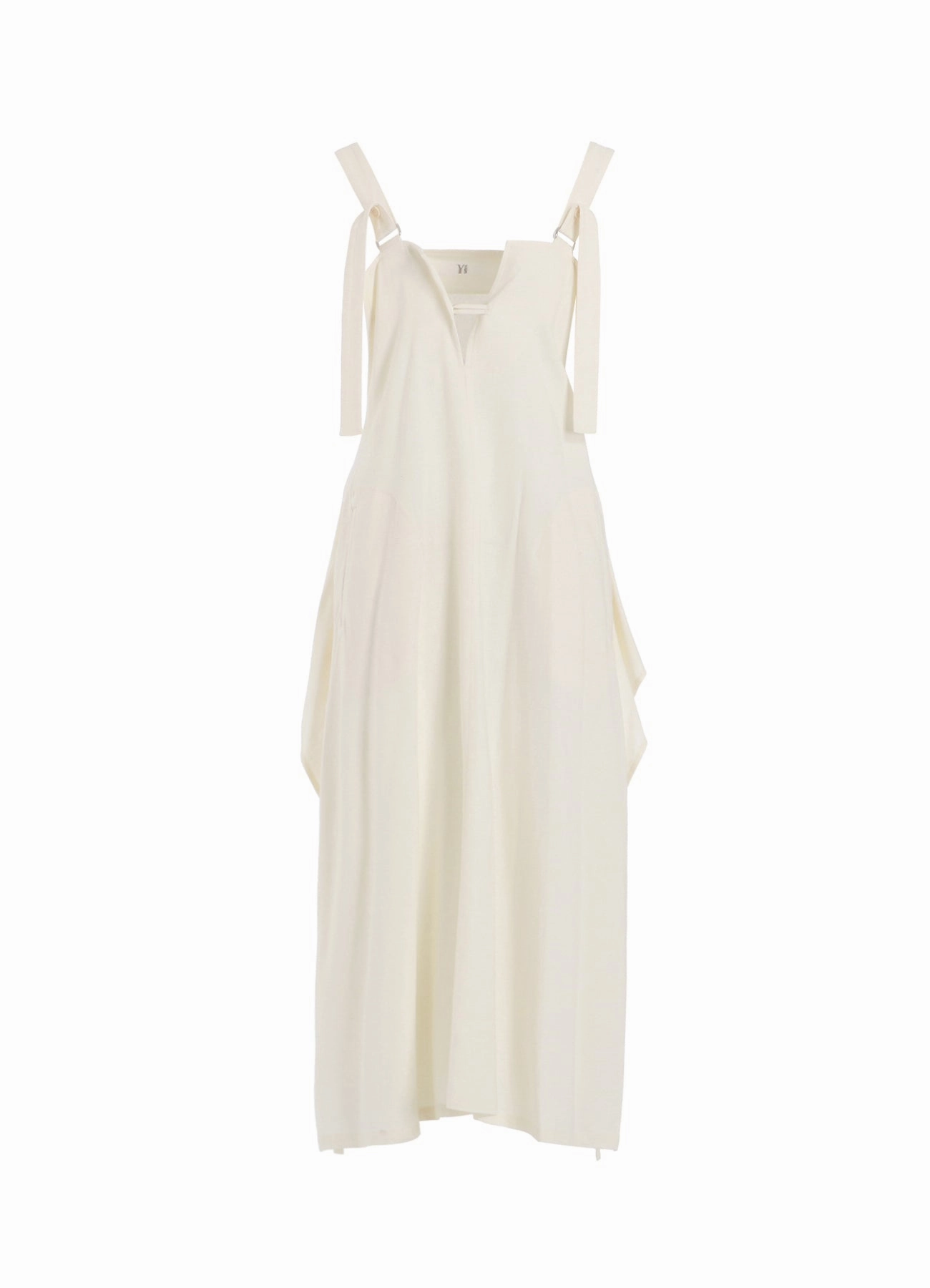 RY/LI CANVAS SIDE BUTTON SHOULDER STRAP DRESS Wrap Charm Breathable Layering