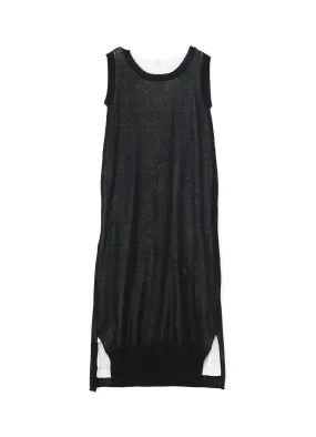 Temperature Regulating Autumn Fashion LINEN-LIKE COTTON LAYERED DRESS