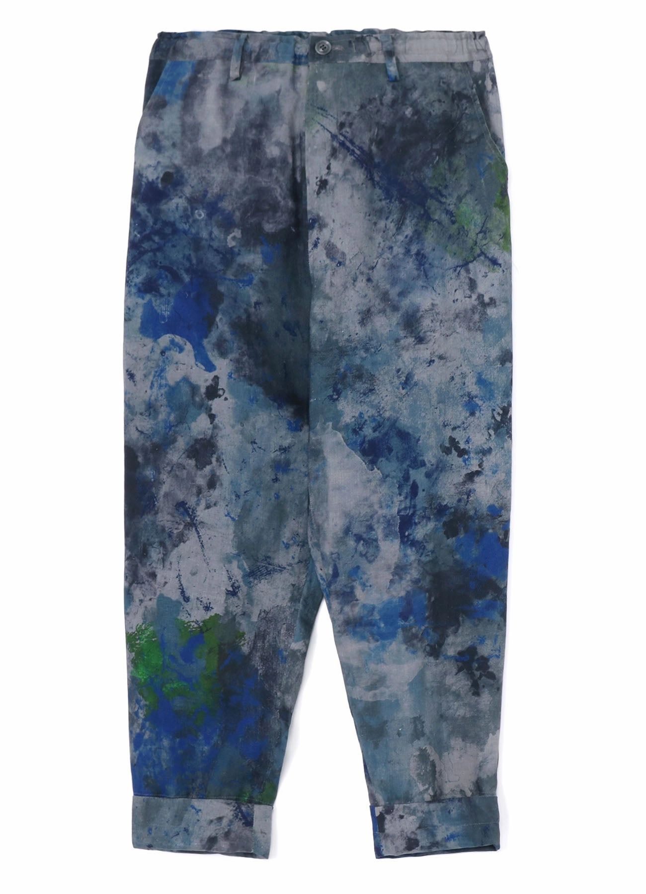 Smart Motion LINEN LAWN PAINT PRINT ELASTIC STRING WAIST PANTS