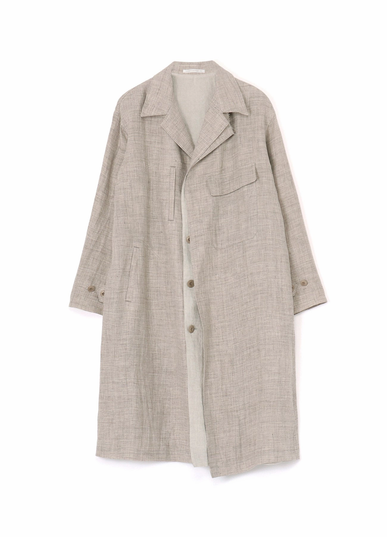 AirflowVents LINEN TWEED DOUBLE LAYERED COAT