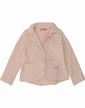 type LIU JO Baby Girls 3 Button Blazer Jacket 18-24 Months Beige Cotton