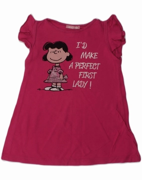 Cozy Texture LIU JO Baby Girls Graphic T-Shirt Dress 12-18 Months Pink Cotton