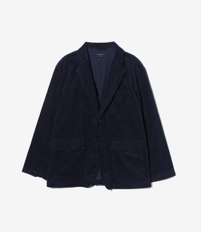 Loiter Jacket ?C Dark Navy 8W Corduroy Leather