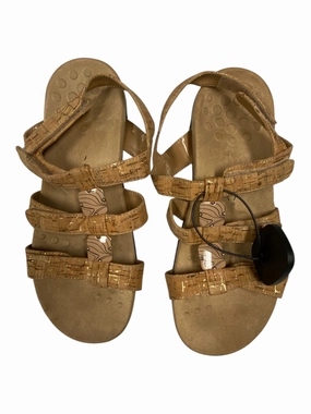 Thong Sandals Flats By Vionic In Brown, Size:8