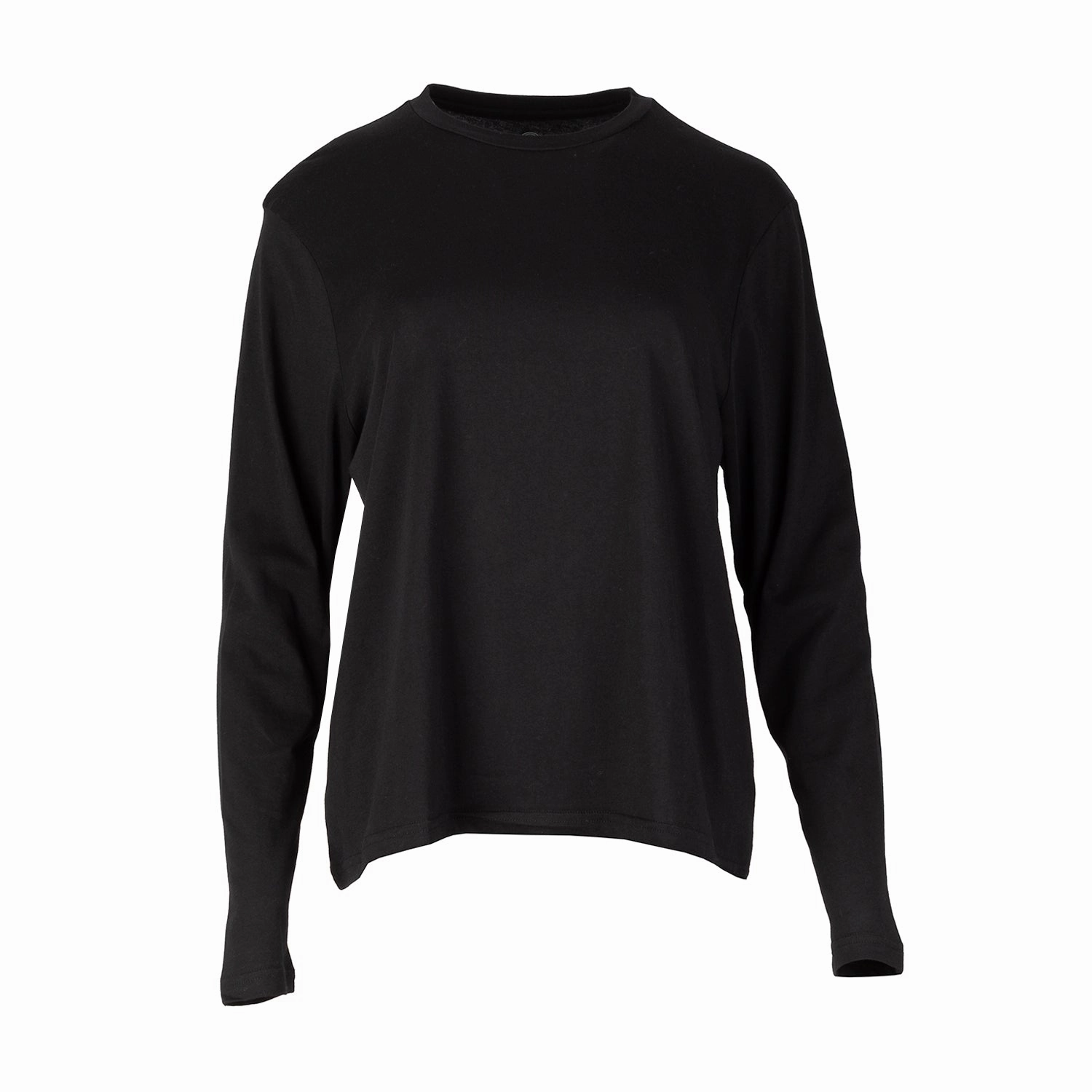Reinforced Neckline Recommended Long Sleeve Layering Tee - Womens