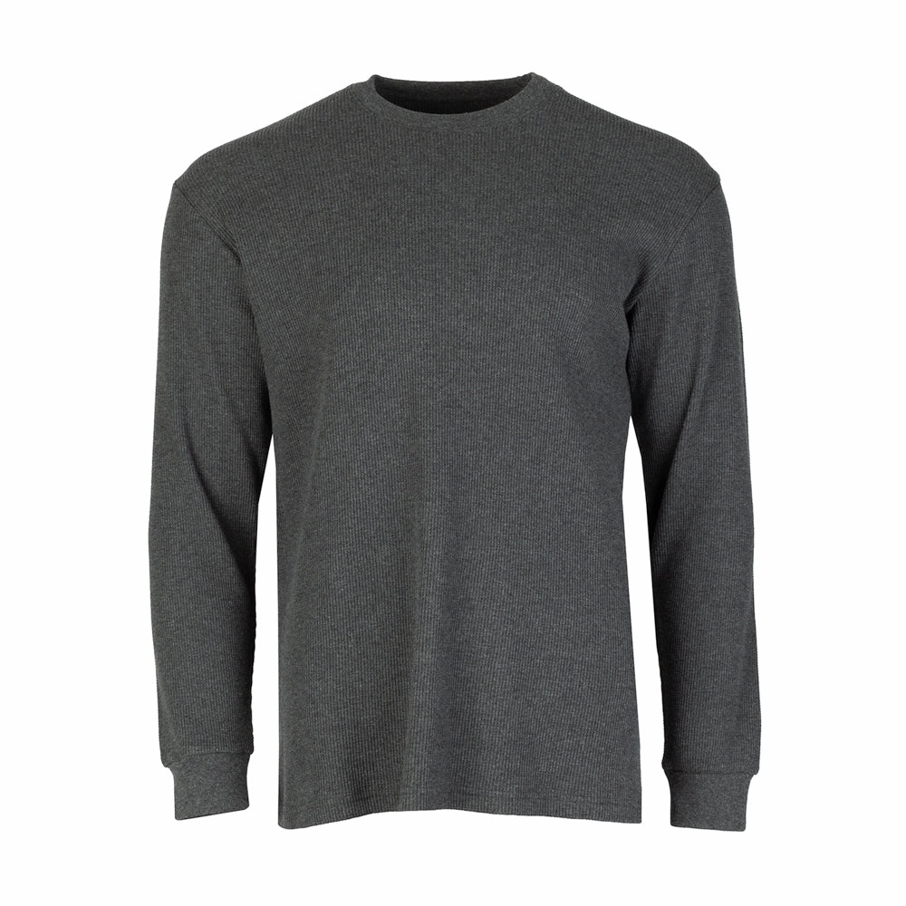 Trendy All-Day Friction Free Inner Lining Long Sleeve Solid Thermal - Mens