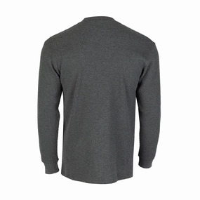 Animal Print Long Sleeve Solid Thermal - Mens