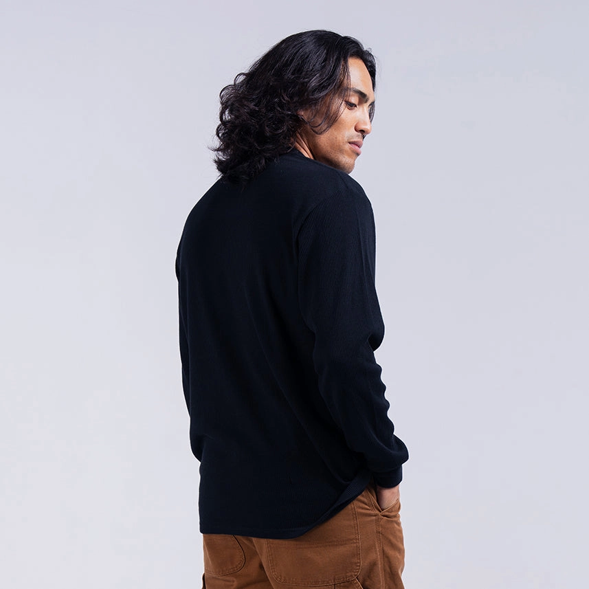 Trendy Wearable Long Sleeve Solid Thermal - Mens