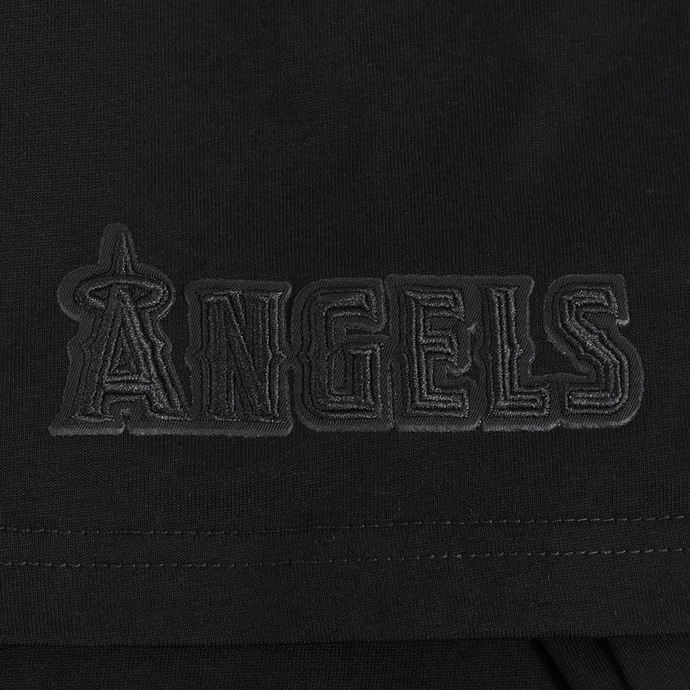 Los Angeles Angels Tonal Crew Tee -Mens Leather combination Light and Cozy