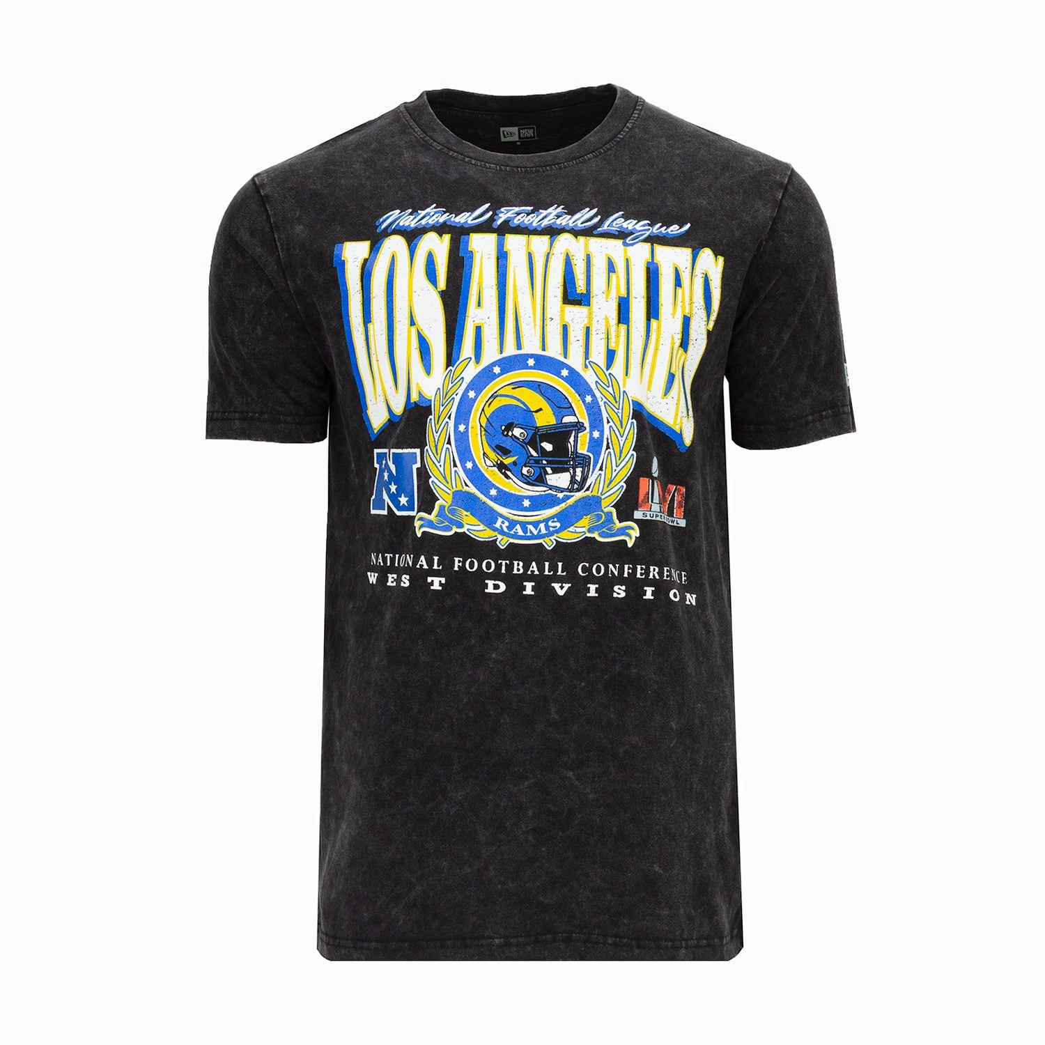 Chill Wear Los Angeles Rams Black Wash Tee -Mens