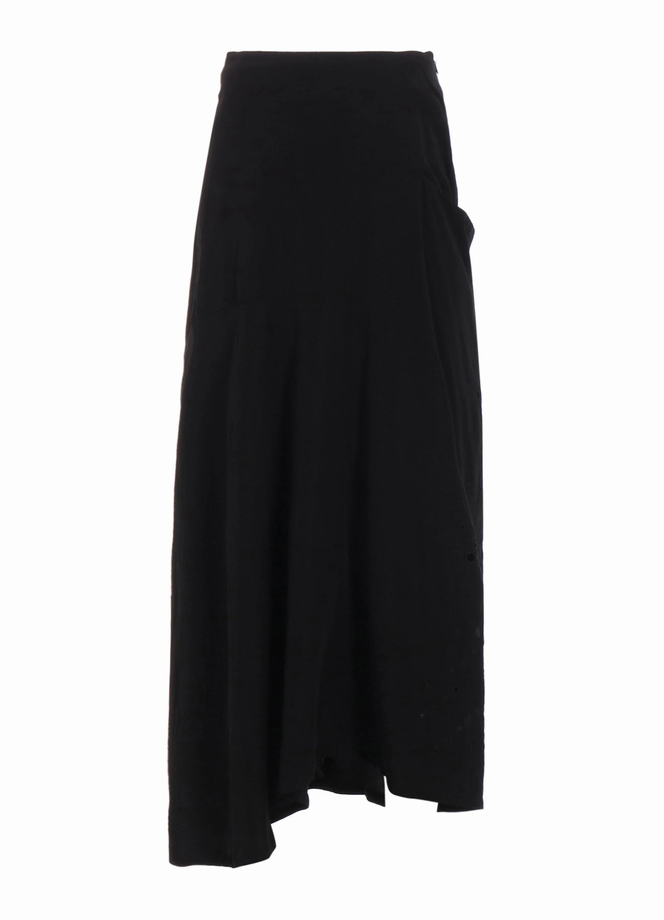 Relaxed Fit CUPRO/DUNGAREE BALLER LACE LEFT CLOTH SKIRT