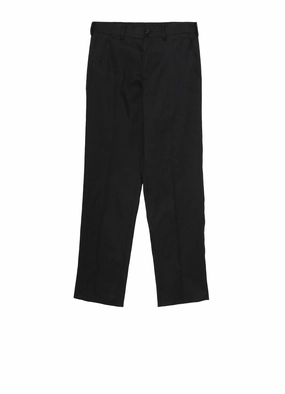 Eco Friendly Dye LINEN COTTON TWILL NO-TUCK PANTS