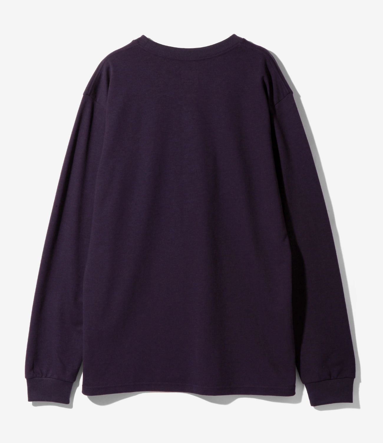 Chill Wear Fun and Relaxed Long Sleeve Crew Neck ?C Purple Jersey