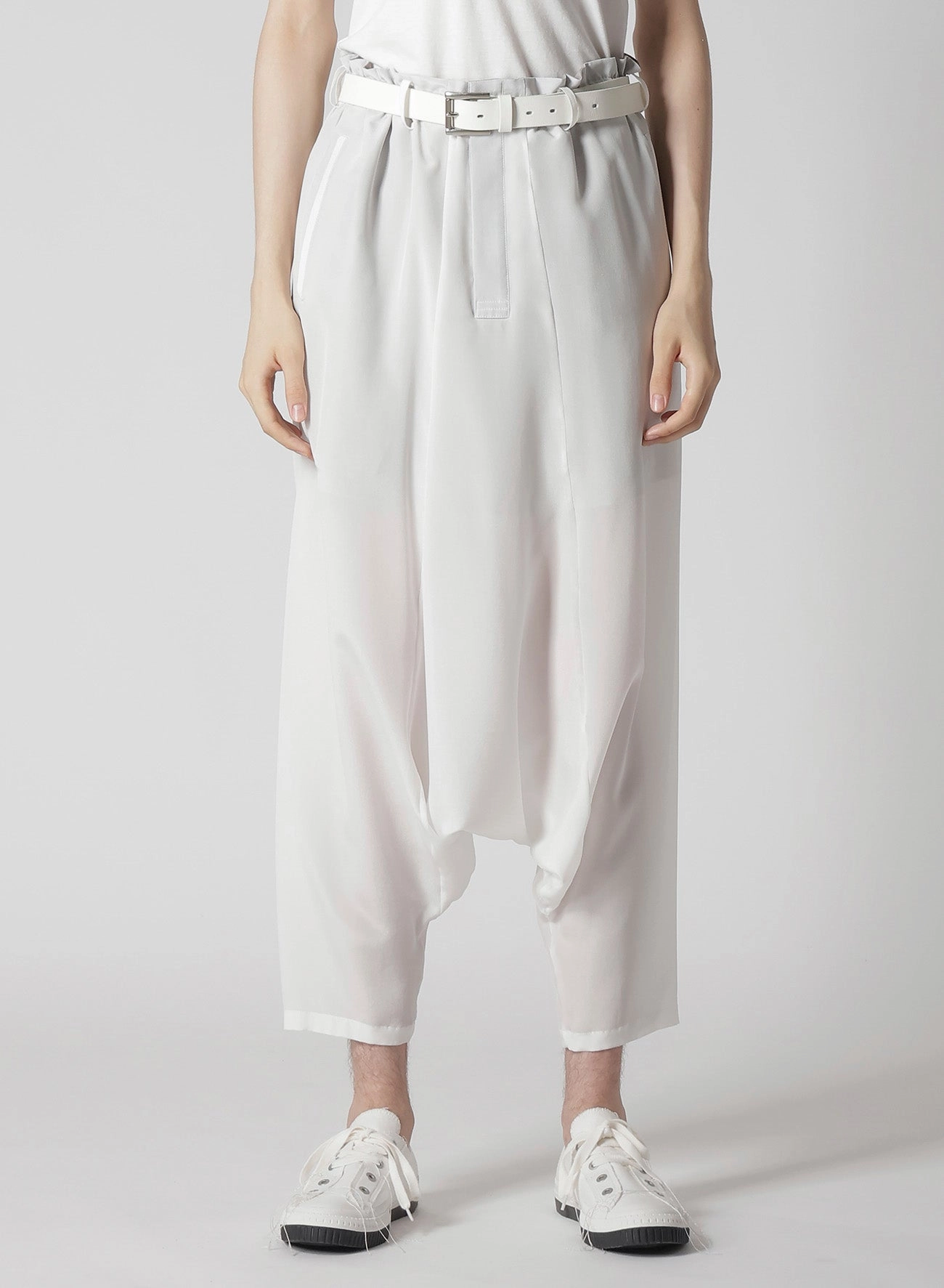 12M SILK DESIN SARROUEL PANTS Tough Stretch