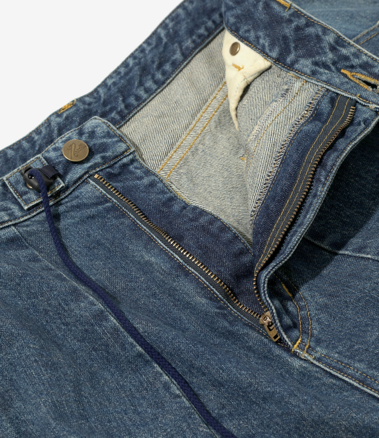 Roomy Fit Solid shade HD Jean Pant ?C Indigo 12oz Denim